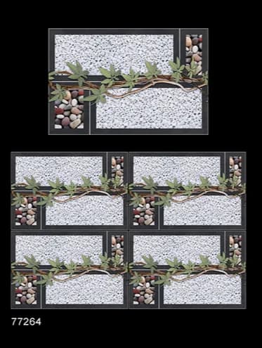 77264 12" x 18" Wall Tiles Torrino