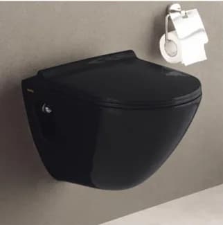 Cardiff Black WC 475x350x350mm Sonara