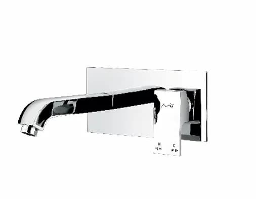 Single Lever Basin Mixer with Adjustable Wall flange (Wall Mounted)