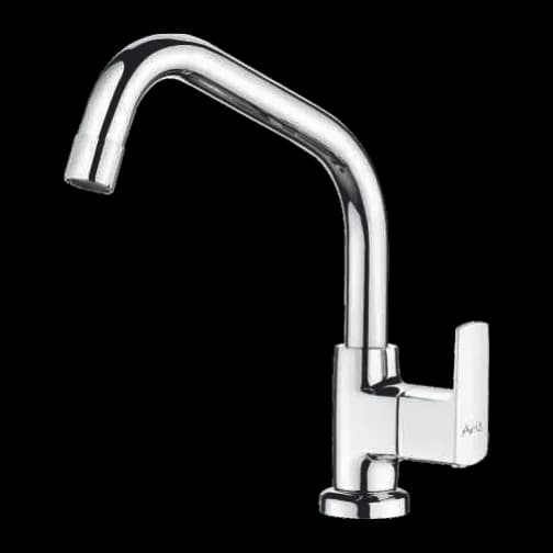 Sink cock with Extended Swinging Spout (table mounted)